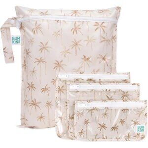 Waterproof Wet Bag & Clear Travel Bags - For Beach A2 Palm Trees-4
